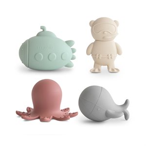 Mushie Mold Free Bath Play Set - Sealife